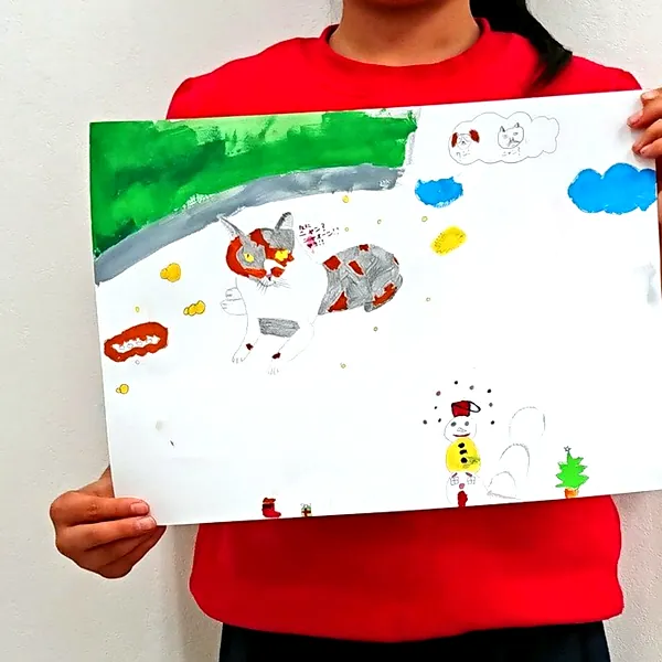 生徒の作品：動物の絵
